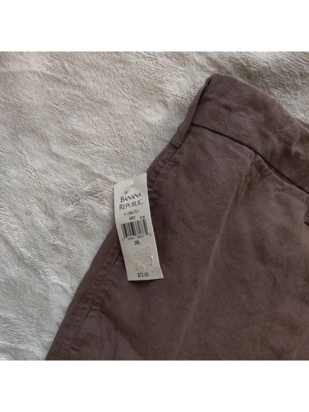 Deadstock 90s vintage 100% Irish Linen Banana Republic pants